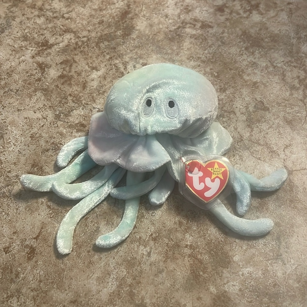 TY Beanie Babies Goochy Octopus Plush Vintage 1999 with Tag